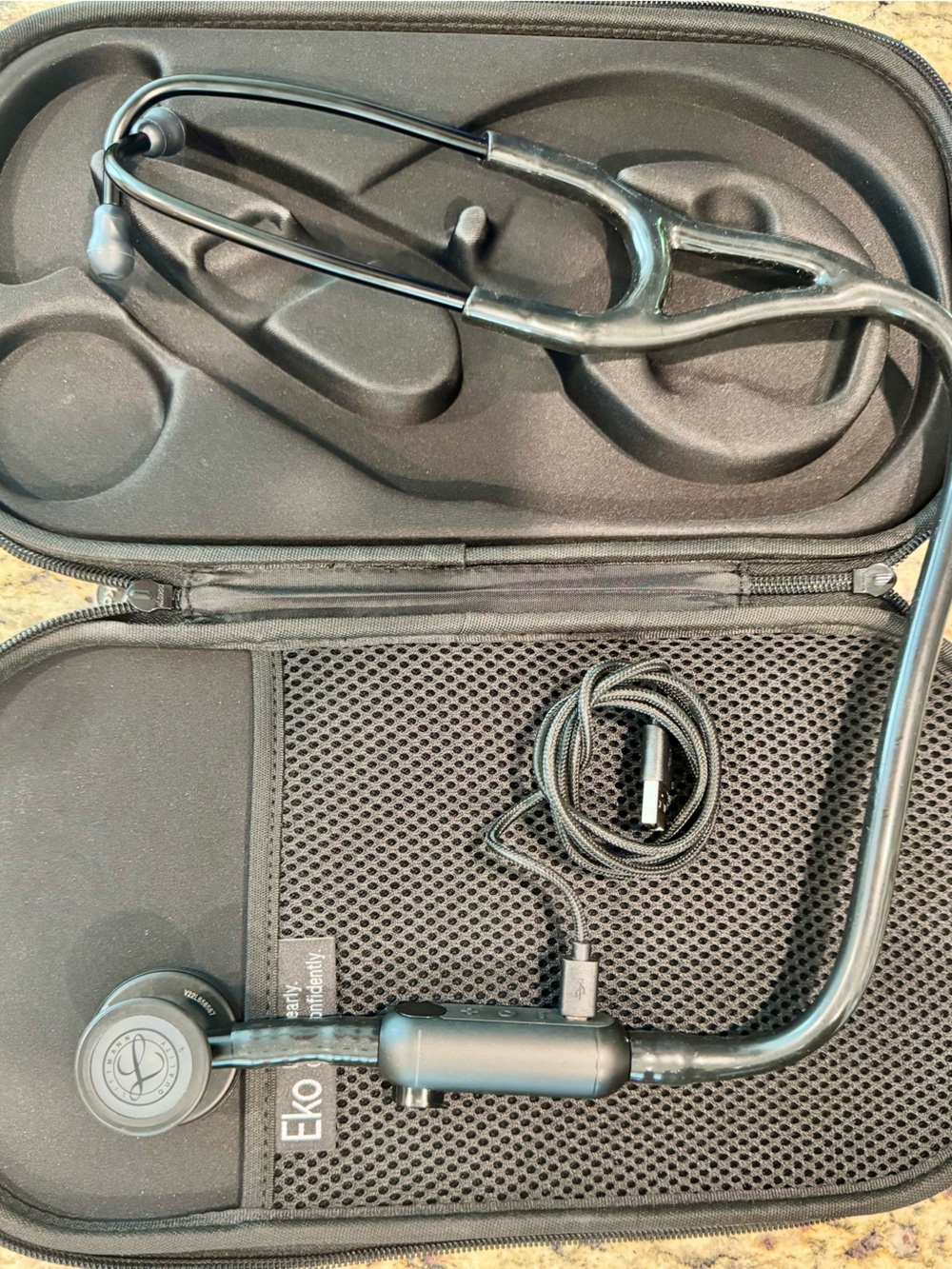 3M Littmann CORE Stethoscope 
- Black with Case